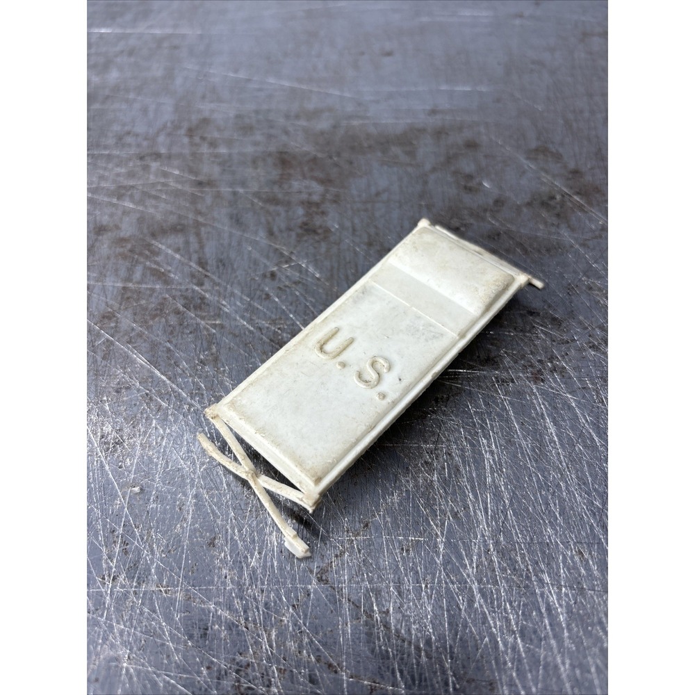 Vintage 1960's Toy Plastic US‎ Army Military Cot Bed White Accessory